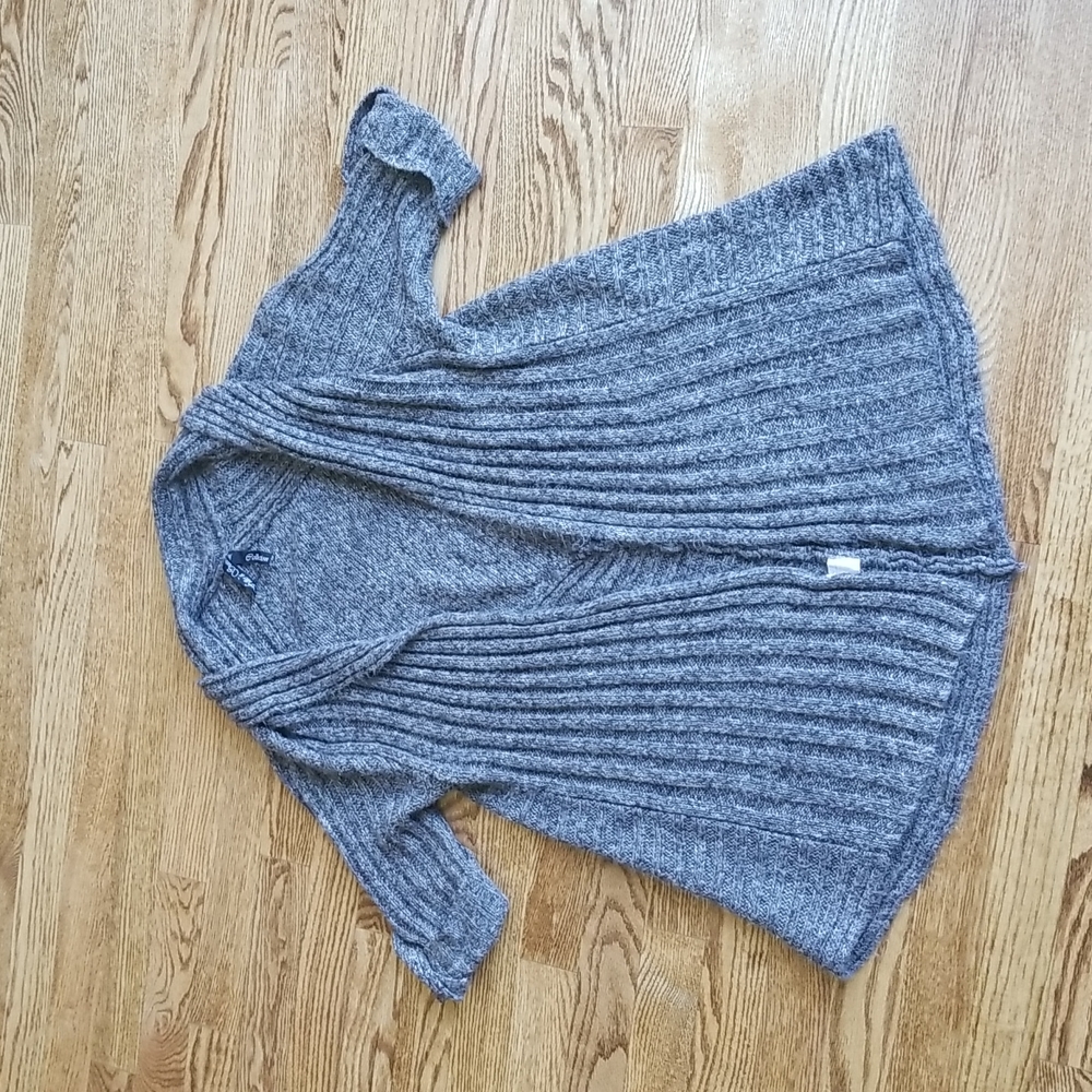 (M) Fille à Suivre Super Cozy Knit Cardigan Ultra Soft 3/4 Length Sleeve Casual